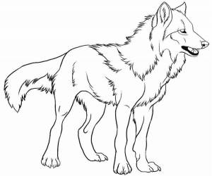 Раскраски альфа волк