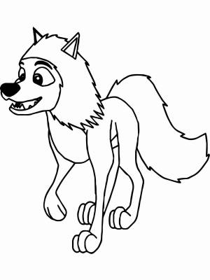 Раскраски Альфа и Омега