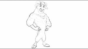 Раскраски волки и овцы