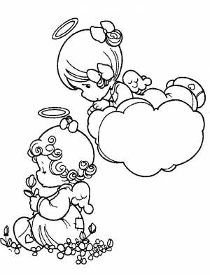 Angel Precious Moments Coloring Pictures