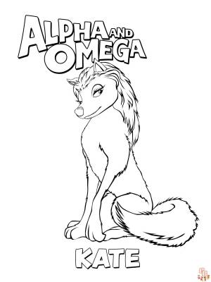 Печатные купоны Alpha and Omega Раскраски  для всех возрастов