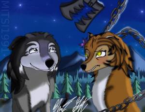 Волки Альфа и Омега арт