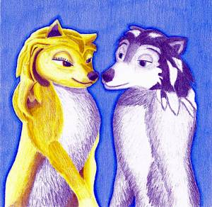 Альфа и Омега Кейт арт