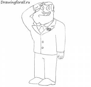 Как нарисовать Американского Папашу