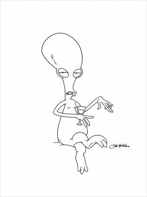 Раскраска[110-012] American Dad