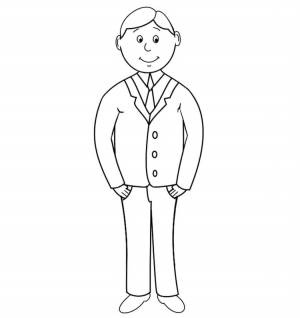 Раскраска папа