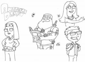 Раскраски Американский папаша