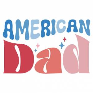 Логотип американского папы со словом «американский папа» на нем
