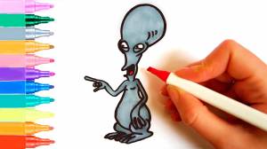 HOW TO DRAW ROGER AMERICAN DAD