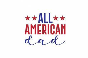 Весь дизайн текста американского папы со звездами и полосами