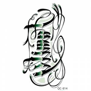 Временные татуировки для мужчин и женщин, искусственные татуировки, наклейки, водонепроницаемые большие татуировки на половину рук, ног, шею, временные татуировки для мужчин