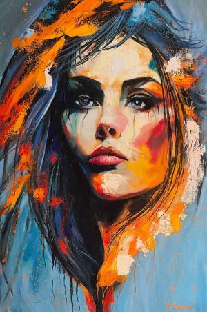 Портрет в стиле поп-арт