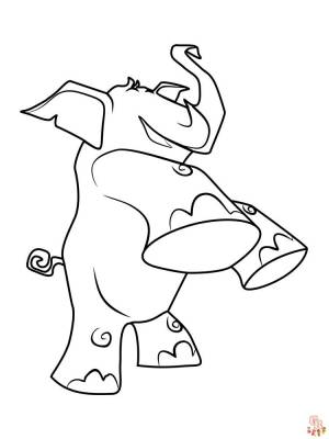 Animal Jam Раскраски