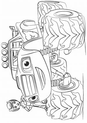 Раскраска Вспыш и AJ