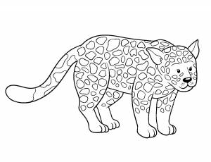 Раскраска Ягуар
