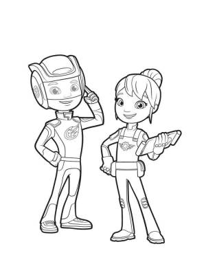 Раскраска Вспыш и чудо машинки