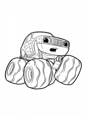 Раскраска Вспыш и чудо машинки   в формате