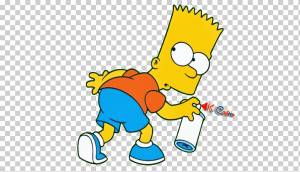 Барт Симпсонс, Bart Simpson Cartoon Television, вектор, лиса, Симпсоны, рисунок животных png