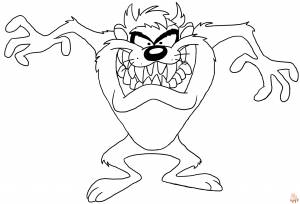 Бесплатные раскраски Looney Tunes
