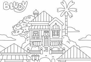 Bluey Coloring Pages
