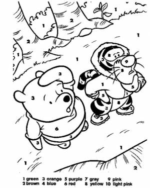 Color by Number Coloring Pages