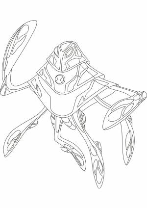 Раскраска Амфибия наносит удар