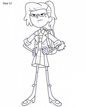 Как нарисовать Сашу из мультфильма Амфибия