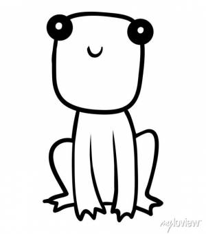 Книжка-раскраска, лягушка плакаты на стену