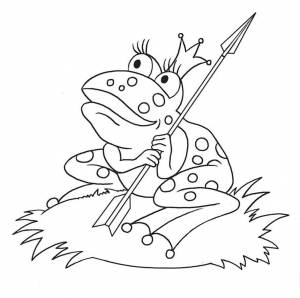 Раскраски Царевна-лягушка