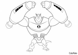 Раскраски Бен 10