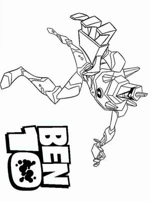 раскраски на тему бен тен для детей