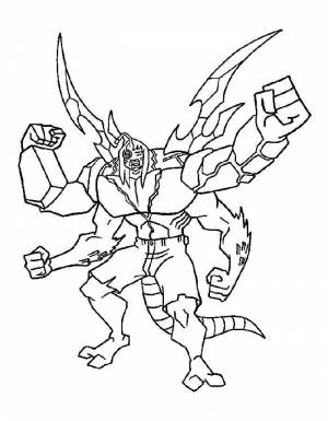 Раскраски Бен 10