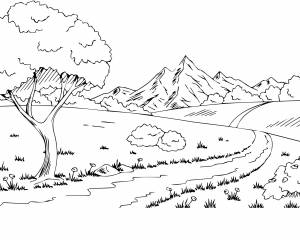 Горы и дорога