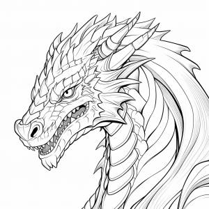 Раскраски драконов