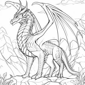Раскраски драконы девять миров