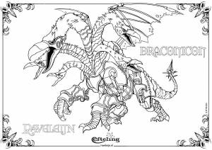 Раскраски драконы девять миров