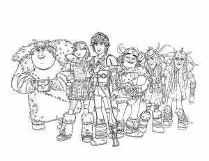 Раскраски Беззубик