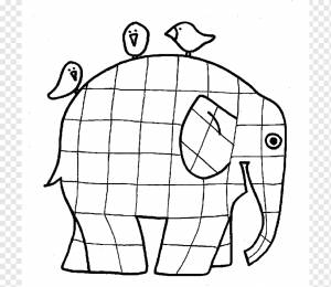 Elmer Fudd Elmer Пэчворк Слон Книжка-раскраска  Слоны для детей, угол, белый, млекопитающее png