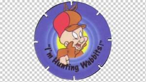 Молочные пробки Tazos Looney Tunes Элмер Фадд Уокерс, Элмер Фадд, карикатура, соединенное королевство, вымышленный персонаж png