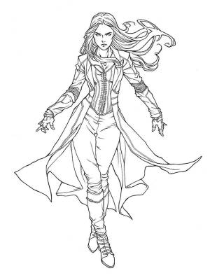 Раскраски Ванда Вижн