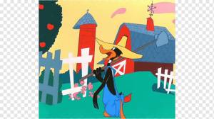 Даффи Дак Чарли Дог Элмер Фадд Порки Пиг Луни Тьюнс, Анимация, постер, мультфильм, мультик png