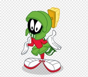 Марвин Марсианский Багз Банни Даффи Дак Мисс Марсиан Тасманский Дьявол, Элмер Фадд, лист, цветок, вымышленный персонаж png