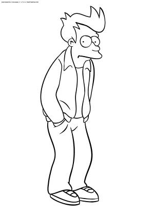 Раскраска Фрай