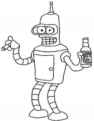 Futurama Coloring pages 8