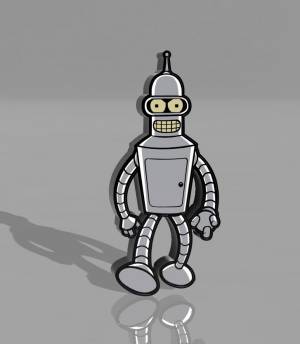 Файл STL лампа бендер футурама ・Дизайн 3D принтера для загрузки・Cults