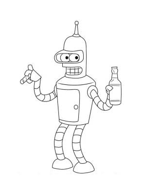 Раскраски Футурама