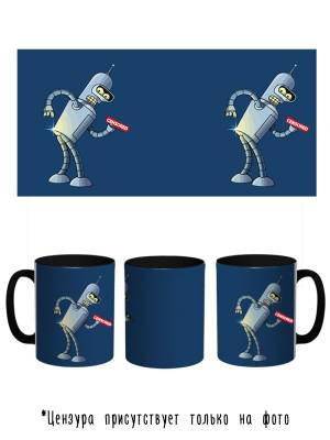Кружка с принтом Futurama
