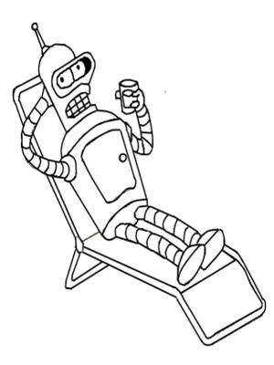 Раскраски Футурама