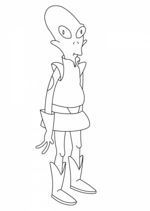 Раскраска Футурама