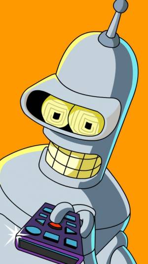 Футурама Обои для Iphone Бендер Творчество